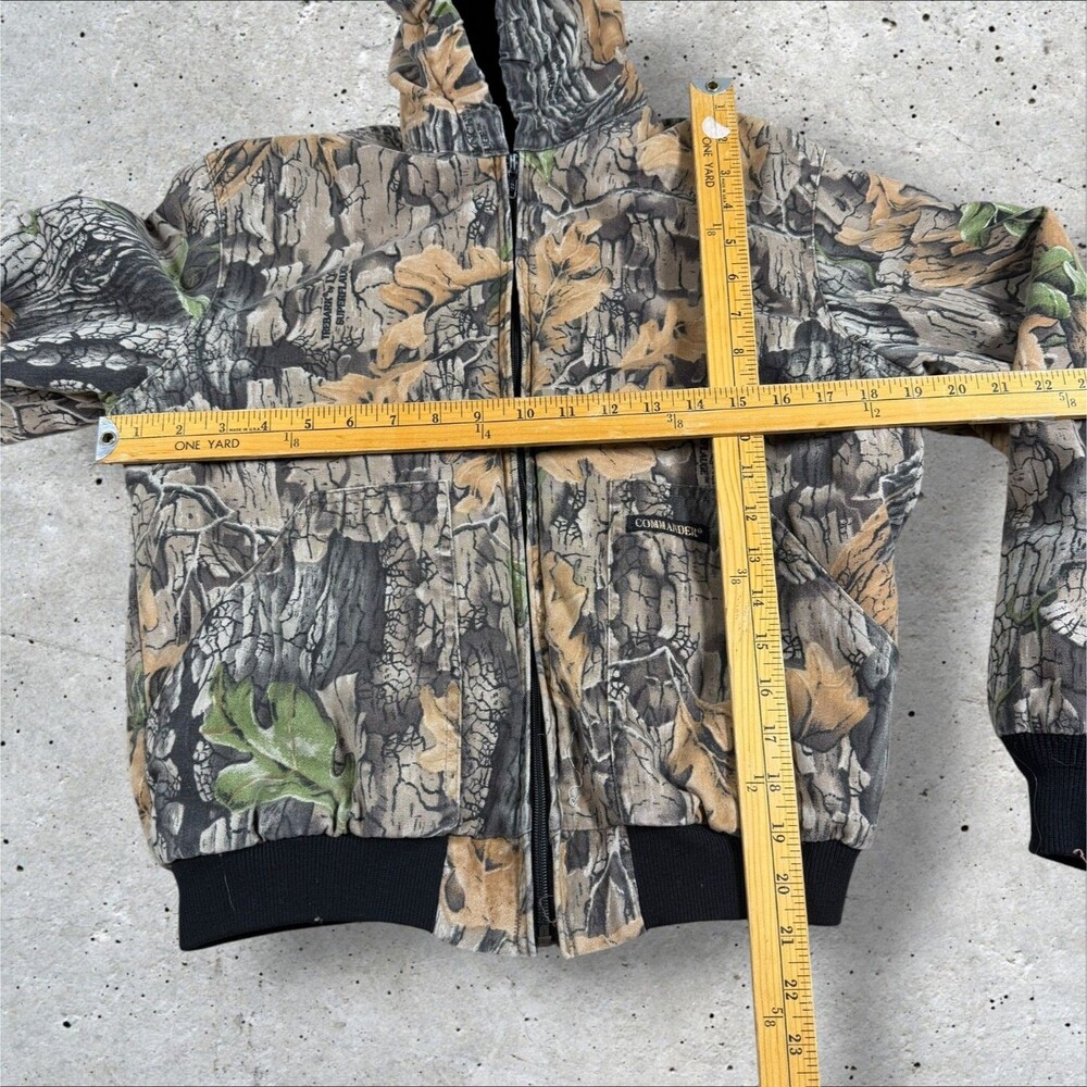 Commander Sportsman Apparel Camo Jacket Youth 16 Regular Hunting Hooded Coat - Picture 10 of 12